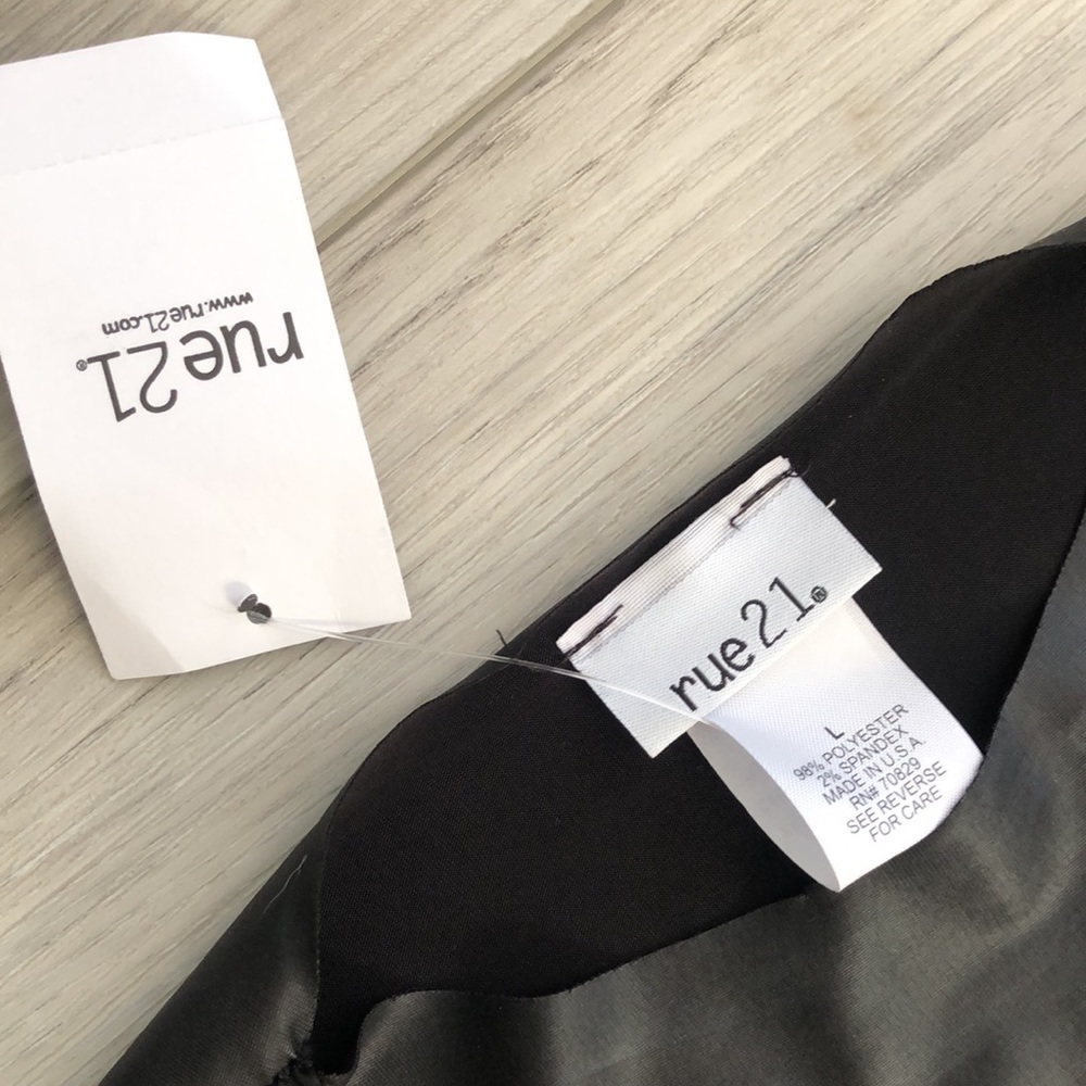 🖤NWT Vegan Leather Mini Dress - Picture 8 of 9